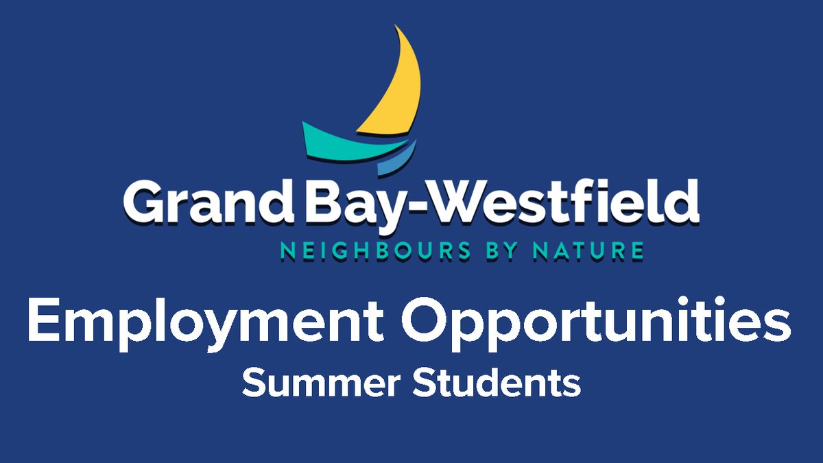 towngbw's tweet image. We're hiring! Employment opportunities for summer students. For details, visit grandbaywestfield.ca/employment-opp…

#grandbaywestfield
#grandbaywestfieldnb
#alwaysmovingforward
