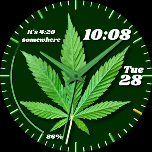 Robomuse's tweet image. It's always 4:20 somewhere! Download the fully functional watch face at play.google.com/store/apps/det… or the FREE version at play.google.com/store/apps/det…