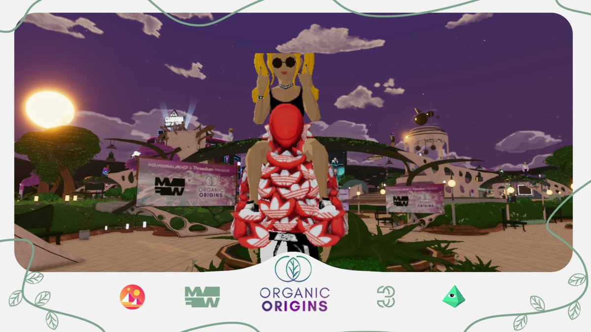 Exploring the future of fashion in #OrganicOrigins, powered by <a href="/PolygonalMind/">Polygonal Mind</a> <a href="/Threedium/">Threedium</a> | #MVFW23