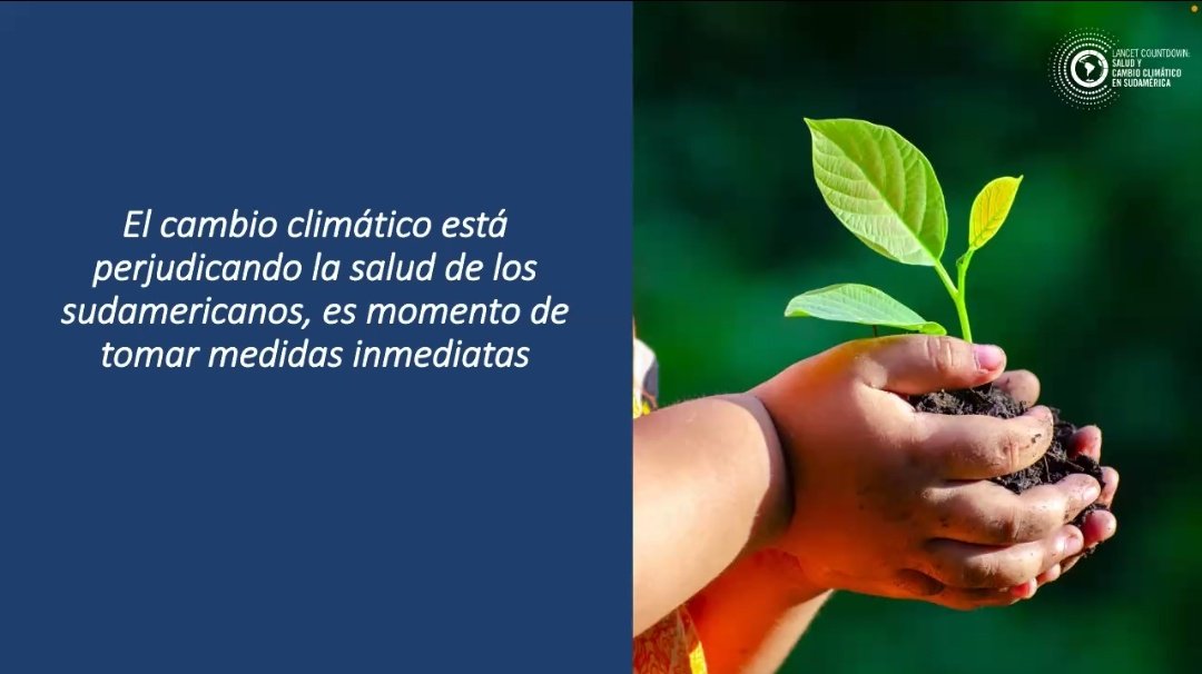 monicastillo74's tweet photo. Lanzamiento: Lancet Countdown Health and Climate Change in South América 👏🏼 un esfuerzo en conjunto de varios investigadores de la región en dónde se muestran las perspectivas para actuar frente el cambio climático para poder tomar decisiones y tener incidencia en políticas 🌱 https://t.co/VpQSnK80w8