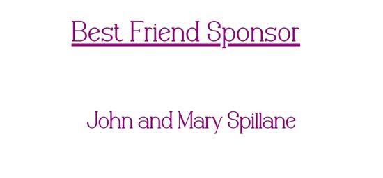 FriendshipHome1's tweet photo. Thank you John and Mary Spillane for being Best Friend Sponsors for the 14th Annual Friendship Home Circle of Friends Gala!
Click here to become a Gala sponsor: https://t.co/DLvnE7az80 https://t.co/wcUpbmQE0d