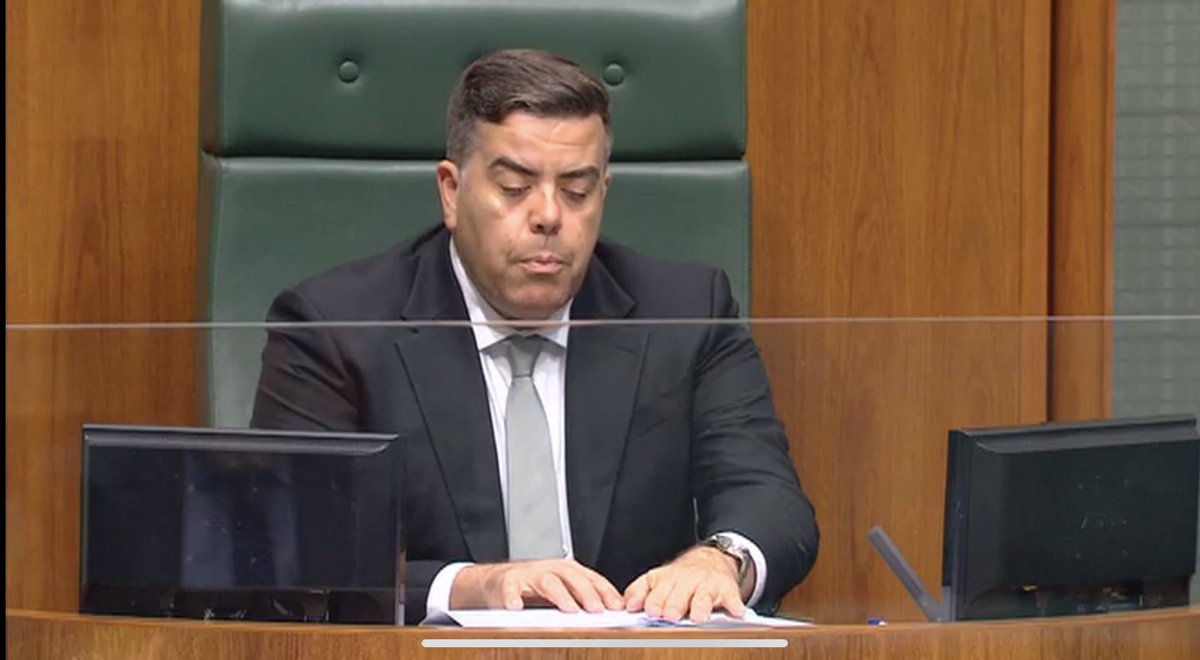 Speaker <a href="/MiltonDickMP/">Milton Dick</a> tells Parliament he’s “disgusted” at behaviour of Coalition MPs who rushed out of chamber yesterday, injuring a female attendant. Dan Tehan, Angus Taylor, Llew O’Brien, Ted O’Brien, Zoe McKenzie, Sam Birrell, Andrew Hastie have all apologised to the House