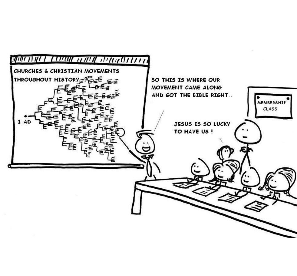 dankimball's tweet photo. This cartoon has been around a while but I am using it tonight in a theology forum discussing doctrines that unite and divide. We aren’t in a time of luxury to be having inner battles on non-essential doctrines. I’ll be defining essentials vs non-essentials for our church tonight so there is clarity.