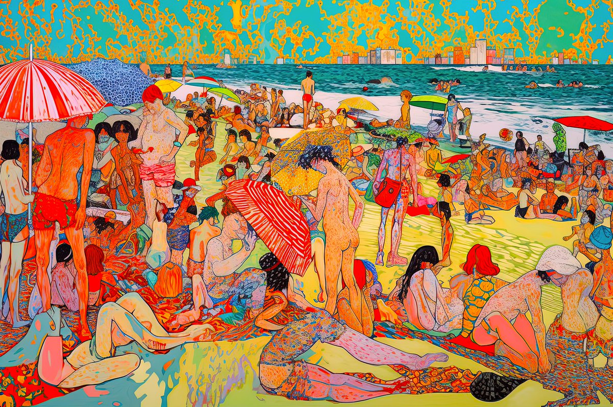 dreamingNFT's tweet photo. Posting only one piece today, worked round the click & too hard this week 🥹 Have a great evening frens
“Beachfront Bliss” (art + short story)
11 eds
5 xtz
🖇👇🏼
#nftcommunity #nftartists #cleanft #tezosnft https://t.co/1HlQyc5LWL