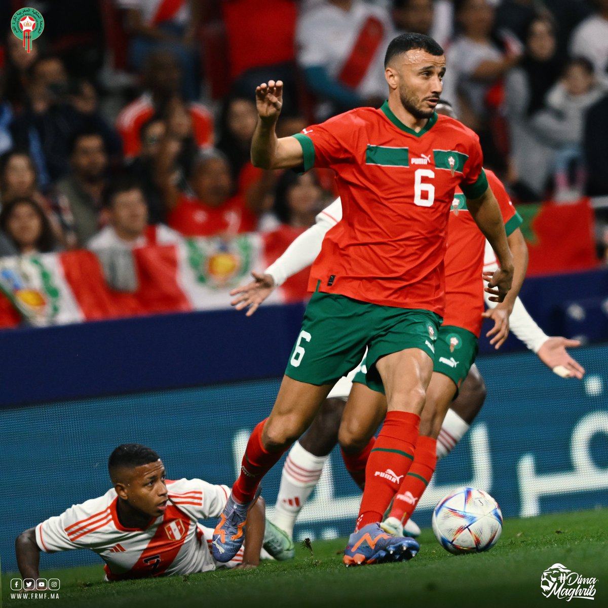 📷صور المقابلة الودية بين المنتخب الوطني و منتخب بيرو 

Pictures from 🇲🇦🆚🇵🇪

#DimaMaghrib #AtlasLions #TeamMorocco