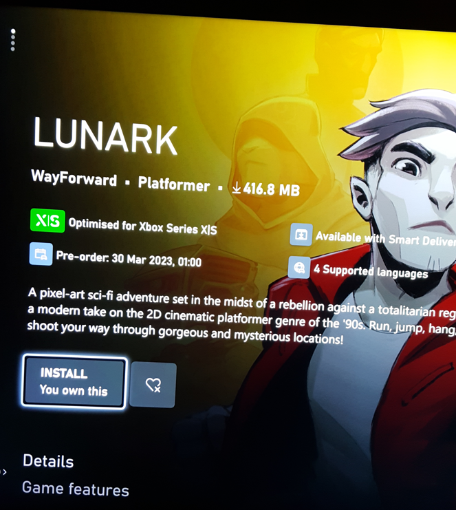 GameDevver's tweet photo. @johanvinet Already preordered, preloaded and ready to go at launch - can't wait! https://t.co/eiKSEB2z86