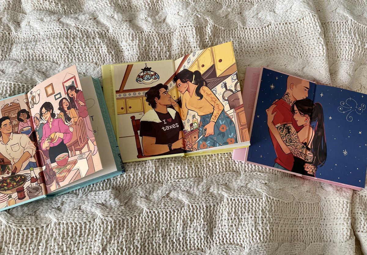 elainsfeyre's tweet photo. The Illumicrate Afterlight Helen Hoang set has arrived, they're so cute! https://t.co/9X0Q5SYZRd