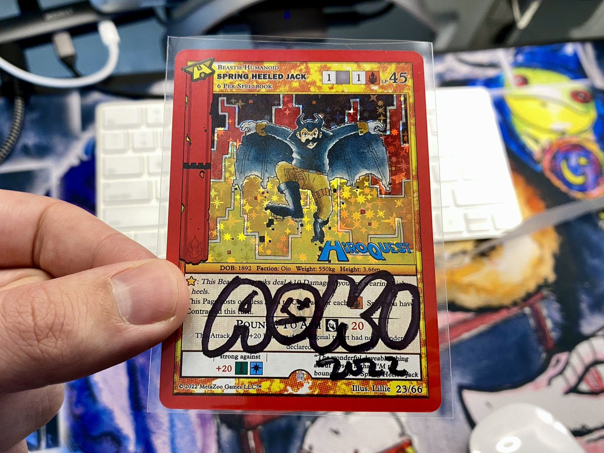 andrewstackstv's tweet image. Aoki auto 🤯🔥 @steveaoki @MetaZooGames