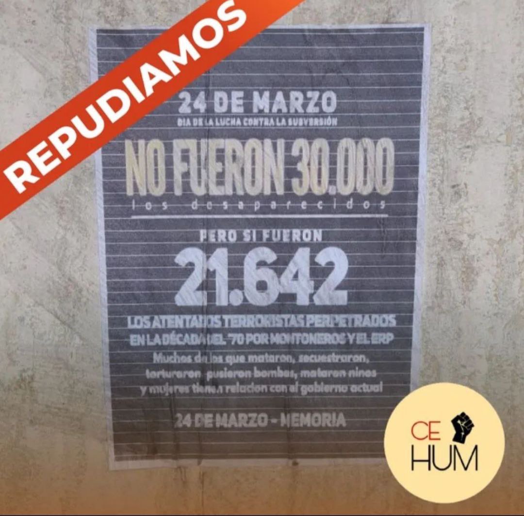 la_campora's tweet photo. No a la violencia política. 

🔗 Leé el comunicado completo en la web: https://t.co/FjkHMuyJ65 https://t.co/nrHGwtx1eQ