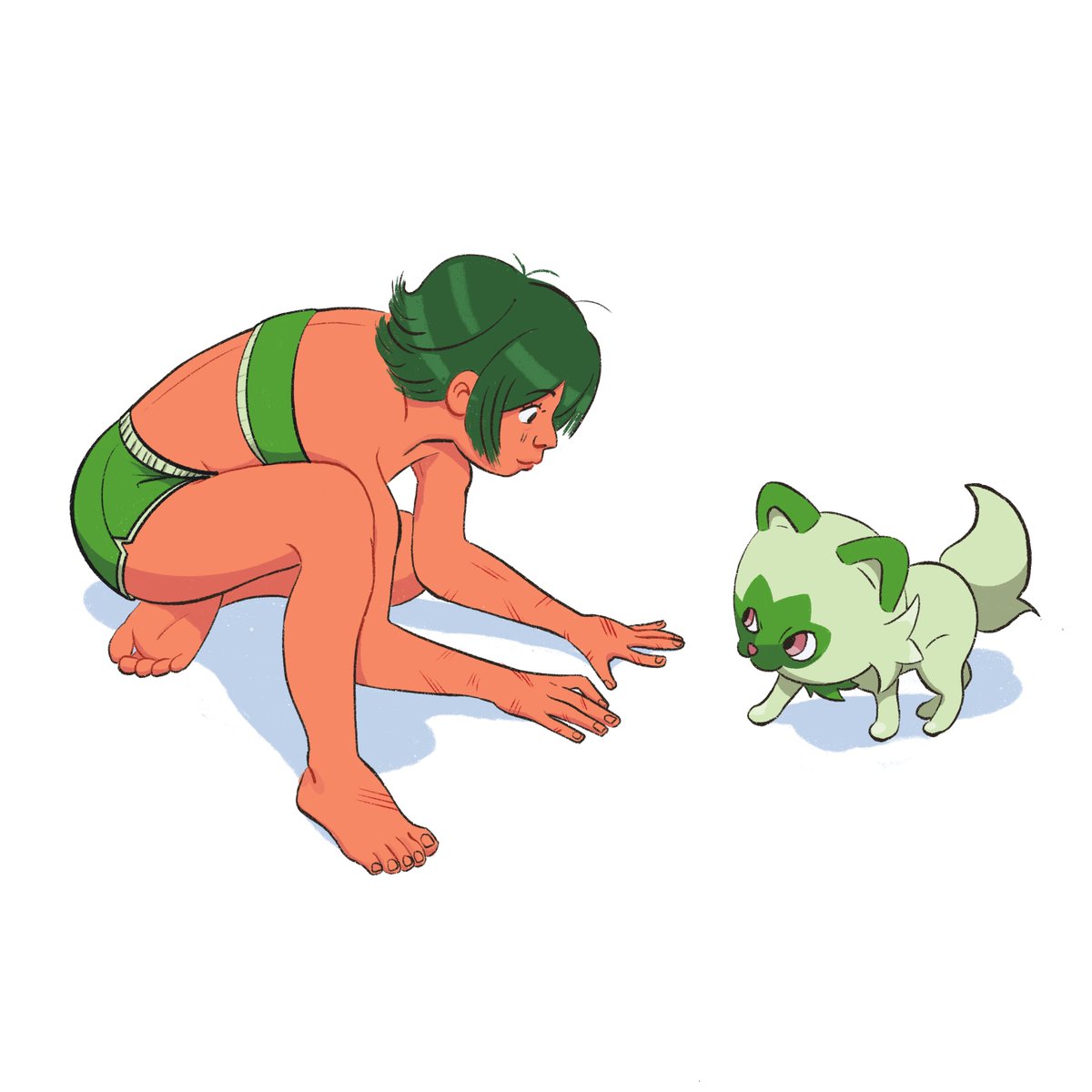 Es muy tarde para unos fanarts de Pokemon? #PokemonViolet #fuecoco #sprigatito #quaxly