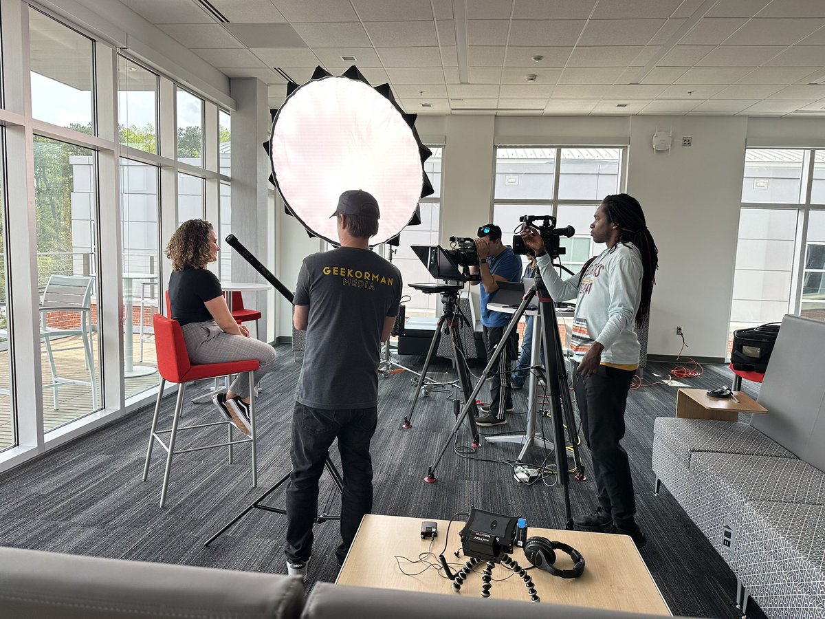 Fun to record a segment of the new NCSU MOOC on Global Health with my colleague Alexis Steptoe