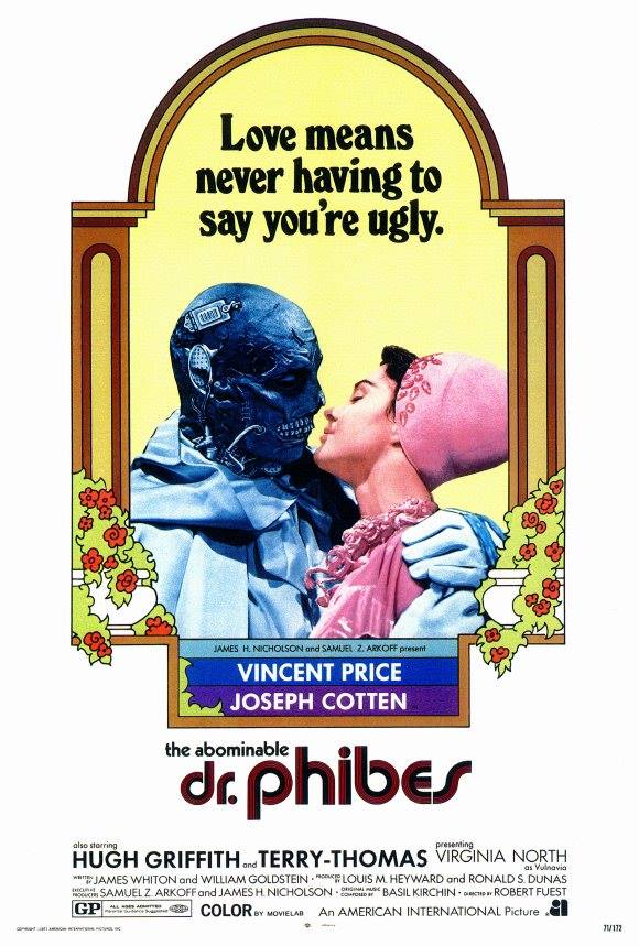 PhibesForever's tweet image. #TheAbominableDrPhibes (1971) screens tonight! Tuesday March 28th, at 7:30pm paired with #TheHousethatDrippedBlood (1971) at 9:35pm. BOTH IN 35mm ! #PHIBES