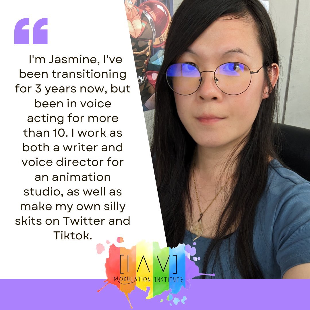 Mod_Institute's tweet image. Looking for Voice Acting lessons online from anywhere in the world?? Meet Jasmine (@Ranting_Trans)! Link in bio to book &lt;3
#voiceacting #voiceover #modulationinstitute