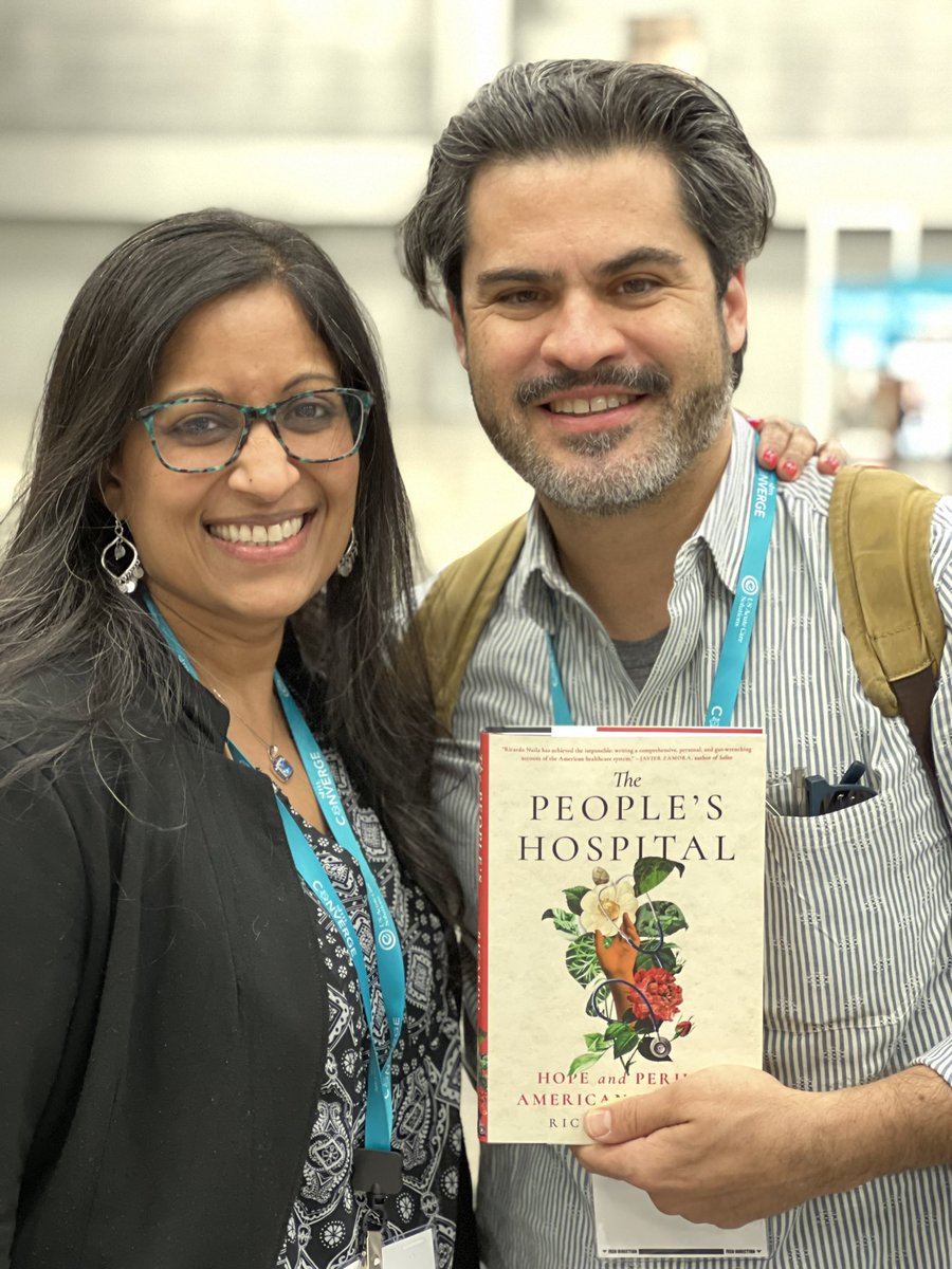 Ecstatic to have snagged an autographed copy of #ThePeoplesHospital by @riconuila  at the #MedGrind event at #SHMConverge23