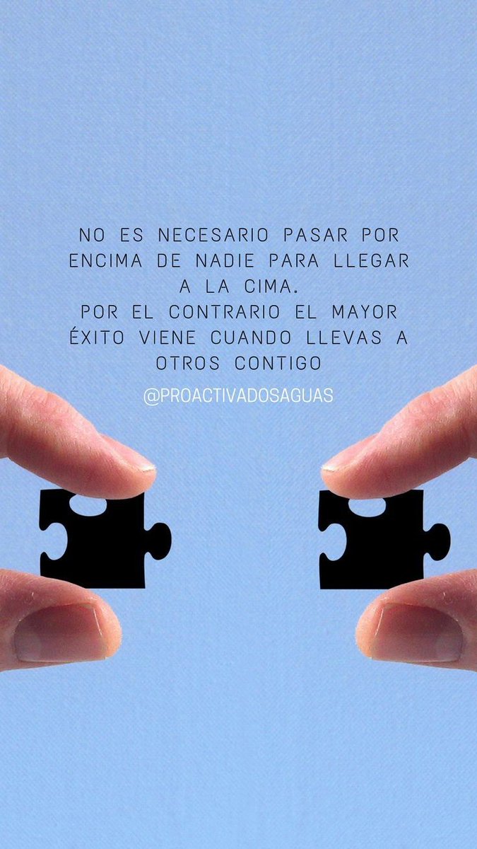Con alguien de la mano 🤝