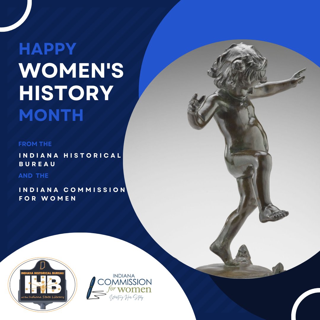 Terre Haute sculptor Janet Scudder created works for the 1893 World’s Columbian Exposition and was celebrated for her sculptures of energetic, cherubic children at play. Learn more from the Indiana Historical Bureau: facebook.com/IndianaHistori…