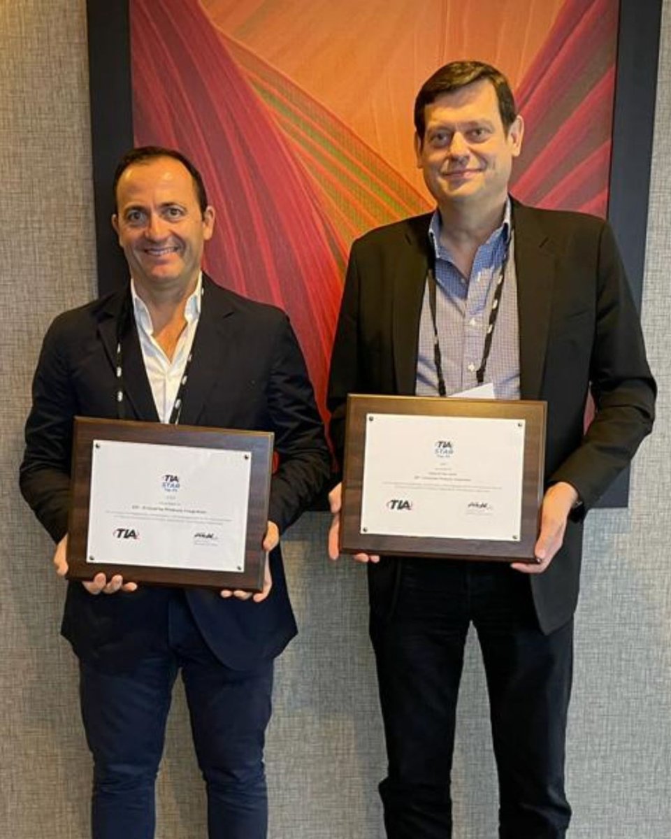 We’re so proud of our Group CEO, @edwardvanleent, and EPI LATAM, Managing Partner, Joseba Calvo. They have received the 2 prestigious awards from #TIA for exceptional leadership, contribution, and engagement to the advancement of TIA and industry objectives. 
Thanks @TIAonline !