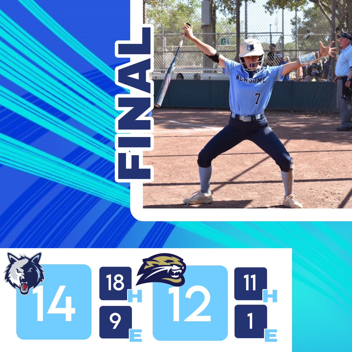 Newsome Wolves Softball tweet media