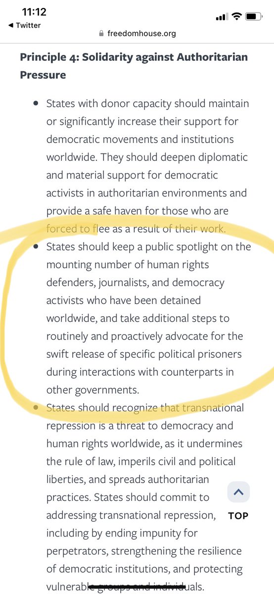 Journalists face relentless attacks, historic levels of imprisonment, smear campaigns & violence. Too many are forced to flee as a consequence of their probing reporting. Stand with them. #PressFreedomIsYourFreedom. See full joint #S4D2023 declaration: 
freedomhouse.org/2023/summit-fo…