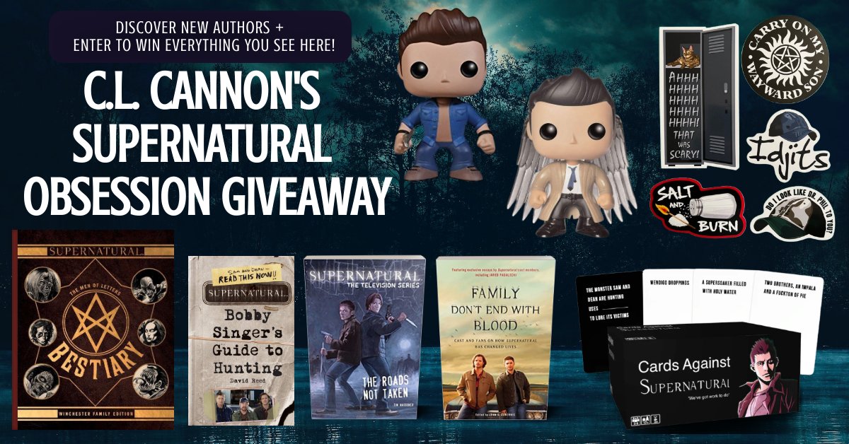 🥧 #Supernatural fans, we're giving away the ultimate #SPN lover's dream prize pack! 🥧 
👻 Enter: bit.ly/spnobsession 👻
😈 #Win the awesome SPN merch you see pictured here! Multiple ways to enter! 😈
#urbanfantasy #DeanWinchester #SamWinchester