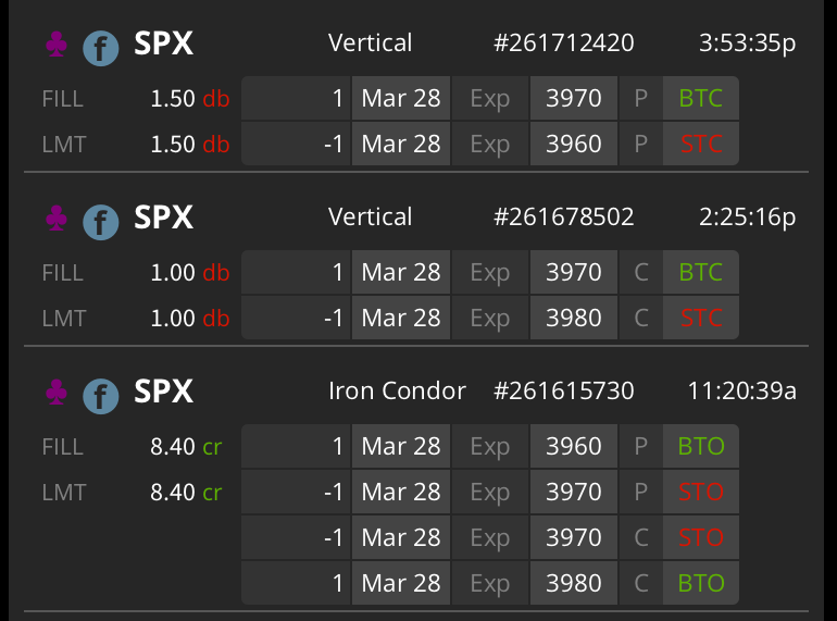 neverlion's tweet photo. $QQQ - put calendar spread closed small profit
$SPX - iron condor, legged out of call spread during sell off, closed put spread before bell close, winner
#SPX #QQQ #bearish #VX #ironcondor #putcalendar https://t.co/B50MT9hZOo