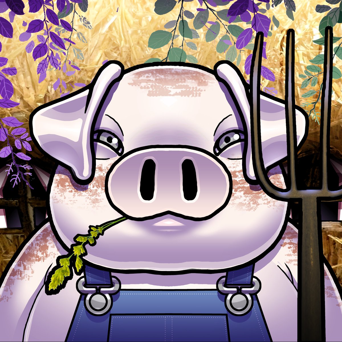 Two buyers have claimed the Wood and Brick pigs, but the Straw pig remains homeless. We're offering it at a buy-it-now price. Remember, the Wolf strikes only when all piggies have new homes🐺. Thank you to @SupraVoxelle and anon.

LISTING ⬇️
raresama.com/nft/2109/0x177…

#HOGLORDZDAO