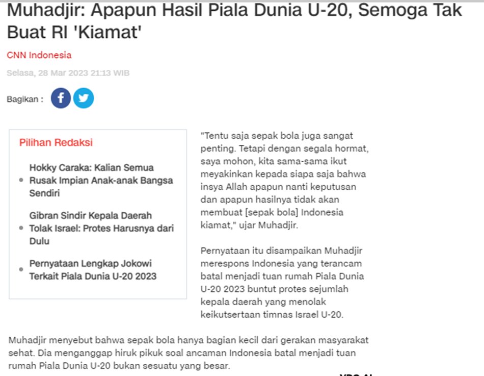Bpk kandung (rational) vs bpk tiri (unrational). Ms seorg Menko PMK anggap sepakbola bagian kecil...Pembangunan SDM itu shrsnya semua aspek dibgun...tdk blh slh 1 dianggap sepele. Lalu buat apa ngra sediakan anggaran APBN Rp 500 M klo anggap sepele pak? sedih lho pak <a href="/jokowi/">Joko Widodo</a>