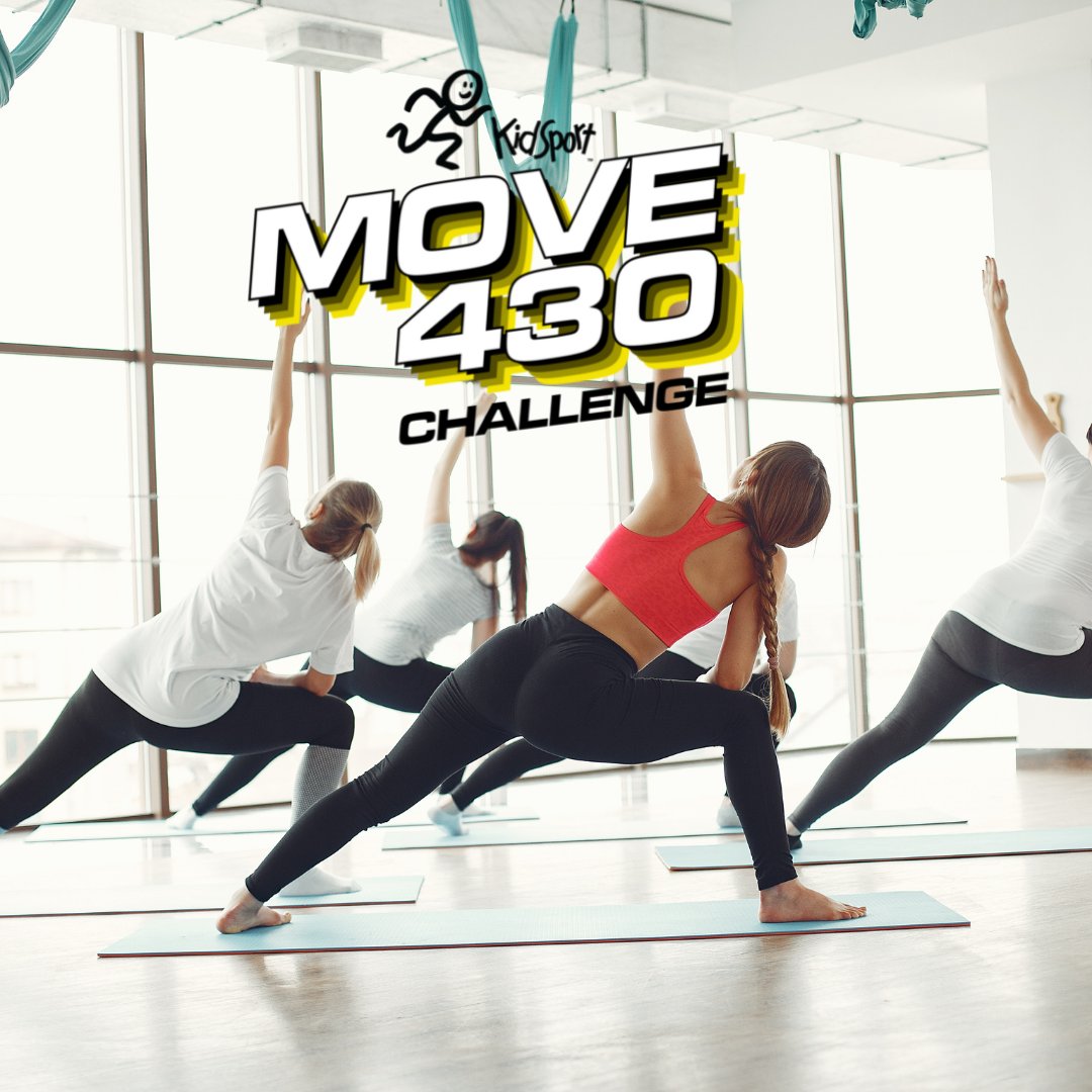Why join the #MOVE430 Challenge? To exercise, have fun, and win awesome prizes! AND, we want you to join us to help more kids in your community experience the benefits of organized sport. Learn more or sign up at move430.ca. #SoALLKidsCanPlay <a href="/move430/">MOVE430Challenge</a>