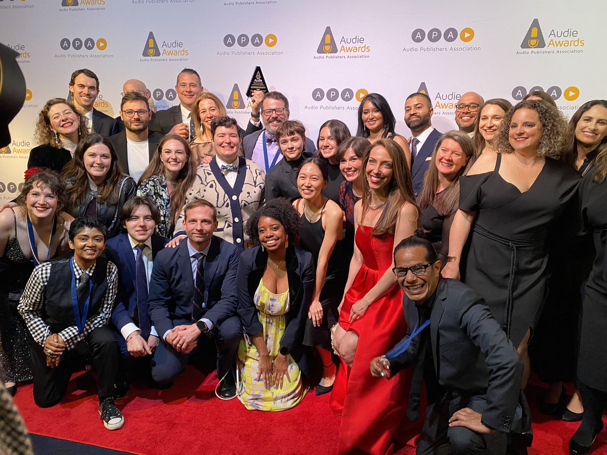 Kudos 🎉 to our award-winning audiobook team!! #Audies2023