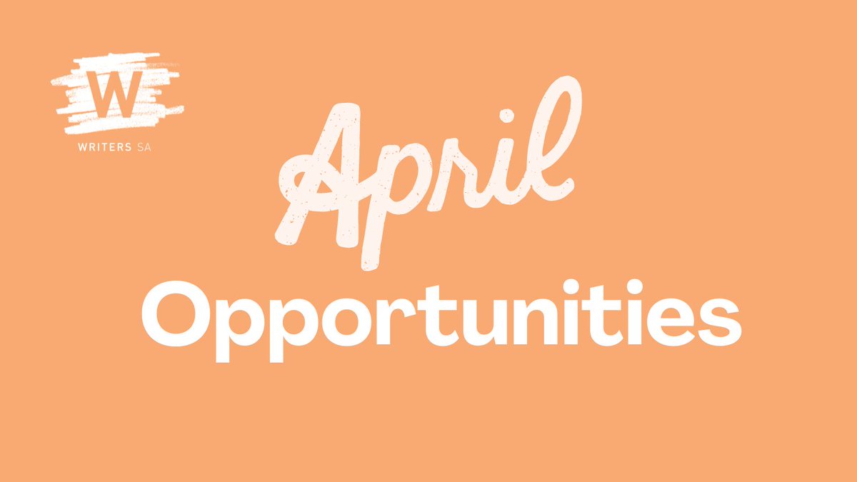writerssainc's tweet photo. Looking for a new writing opportunity for April?

Check out our page, with opportunities closing soon from @PenguinBooksAus, @GriffithReview, @AusCouncilArts, @screenrights1, @slqld, @AustBookReview @CountryArts_SA + more

https://t.co/VSixHQw6oo https://t.co/6nw8yq697d
