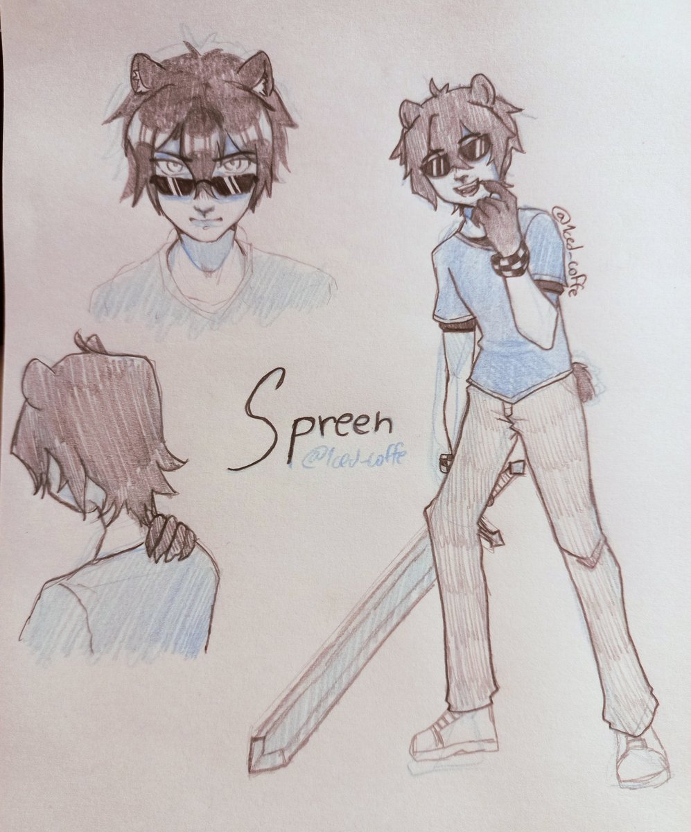 1ced_coffe's tweet image. Quería cambiar mi diseño de Spreen y no terminó tan mal como pensaba.
Espero que les guste
#spreenfanart #qsmpfanart #QSMP