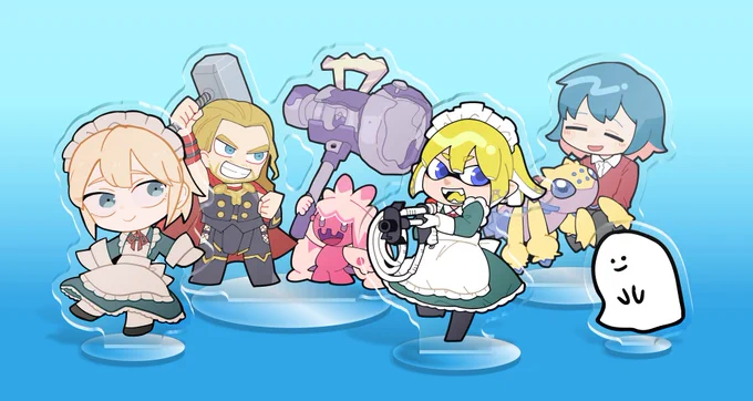 アクスタ いっぱい あいうえお(訳:私の知ってるイラレじゃない) 