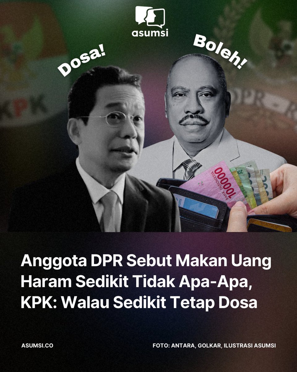 asumsico's tweet photo. Anggota Komisi IX DPR RI Melchias Marcus Mekeng menyebut "makan uang haram kecil-kecil okelah." Hal tersebut disampaikannya dalam rapat Komisi IX DPR RI bersama Kementerian Keuangan pada Senin (27/3/2023). https://t.co/RfUeQzWb9P