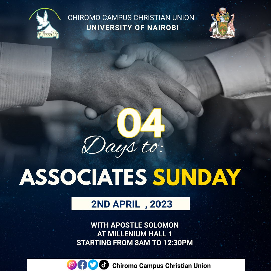 CHIROMOCAMPUSCU's tweet photo. With only FOUR DAYS left until the big day, we hope you're as excited as we are🥳🥳. We are working hard to ensure that every detail is perfect, and we cannot wait to share this experience with you.😃
#cccuassociatessunday
#cccuservices https://t.co/a0wuj2KV0F