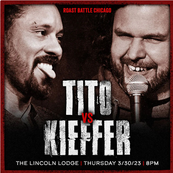 Kevin 'Heff' Kellam (@kevkellam) on Twitter photo 32 comes down to 2comedians!
<a href="/RoastBattle/">Roast Battle</a> Chicago Championship Tournament!
Thursday 8pm <a href="/thelincolnlodge/">The Lincoln Lodge</a>
TICKETS: bit.ly/3yj2mA7
#ROASTBATTLE #COMEDY 32 comes down to 2comedians!
<a href="/RoastBattle/">Roast Battle</a> Chicago Championship Tournament!
Thursday 8pm <a href="/thelincolnlodge/">The Lincoln Lodge</a>
TICKETS: bit.ly/3yj2mA7
#ROASTBATTLE #COMEDY