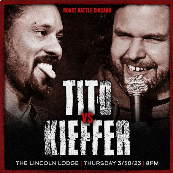 32 comes down to 2comedians! @RoastBattle Chicago Championship Tournament! Thursday 8pm @thelincolnlodge TICKETS: bit.ly/3yj2mA7 #ROASTBATTLE #COMEDY