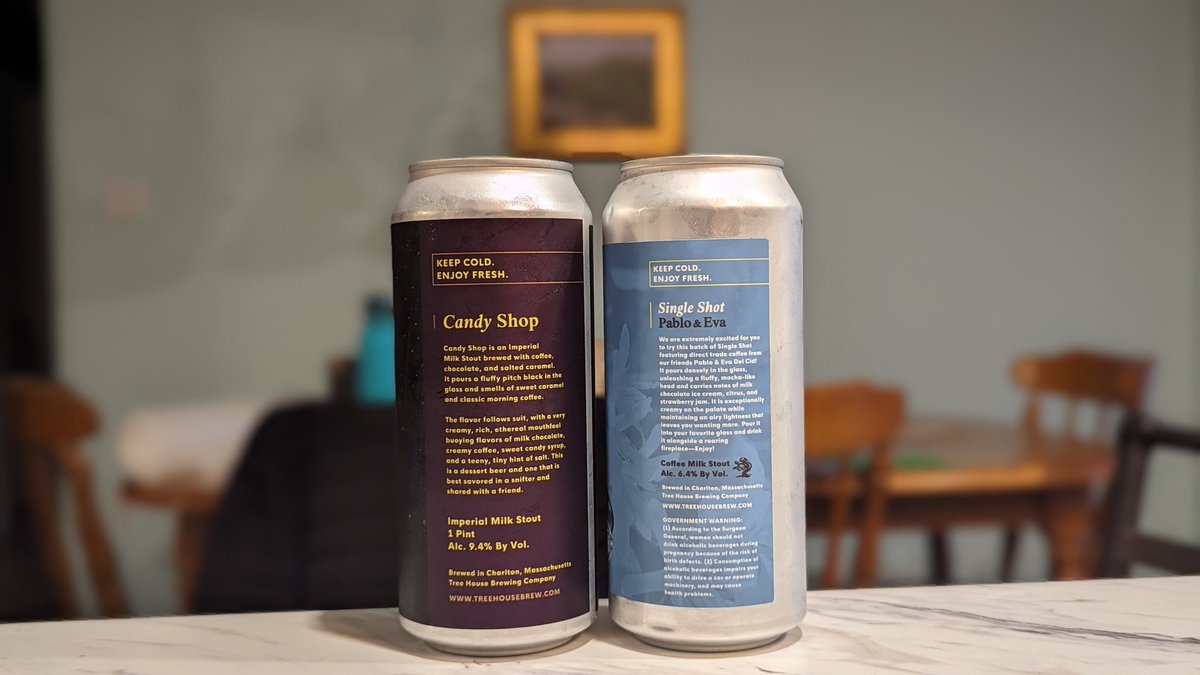 Kapado's tweet photo. Tonight's shenanigans will be encouraged by @TreeHouseBrewCo
Single Shot Pablo &amp; Eva or Candy Shop
#CellarBeer #StoutSeasonAllYearLong https://t.co/sPkeN63vE2
