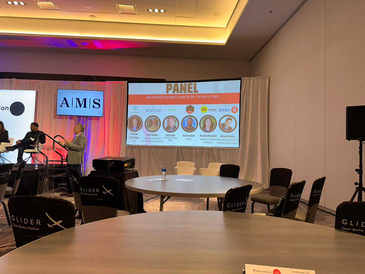 VDartInc's tweet image. It was exciting to hear from Geoff Dubisiki and Chris Fiedli on the panel discussion at ProcureCon 2023 about how emerging technology can shape the future.

#ProcureCon2023 #ProcureConCS #ContingentStaffing #ContingentWorkforce #AustinTX #VDart