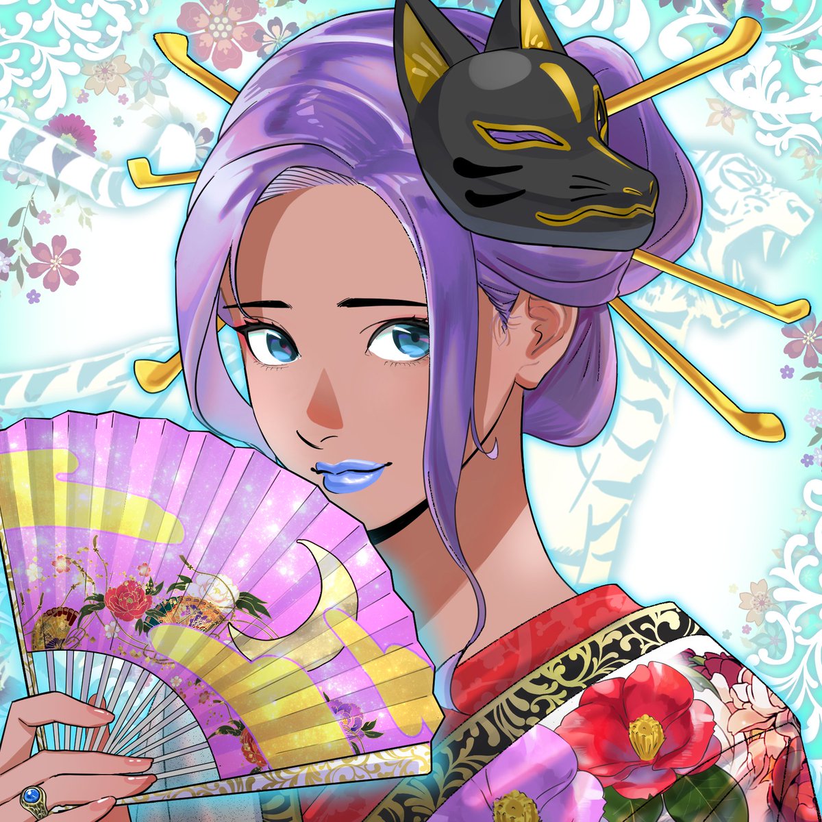 Hey Everyone! 🎎 Today is Lady Gaga's Birthday! @LadyGaga Based on the Yin-Yang and Five Elements Philosophy, which is related to Hina Dolls Her birthday is 03/28/1986, so her spirit animal is the Byakko and her lucky color is White! #TodaysBirthday #HBD #CHD #Crypto #NFTS