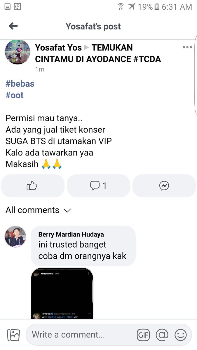 PatbunID's tweet photo. @xxxmtthwkm ini ada yg nanyain. kontak ke dm ig kali ya? https://t.co/aR3u8ME5tG