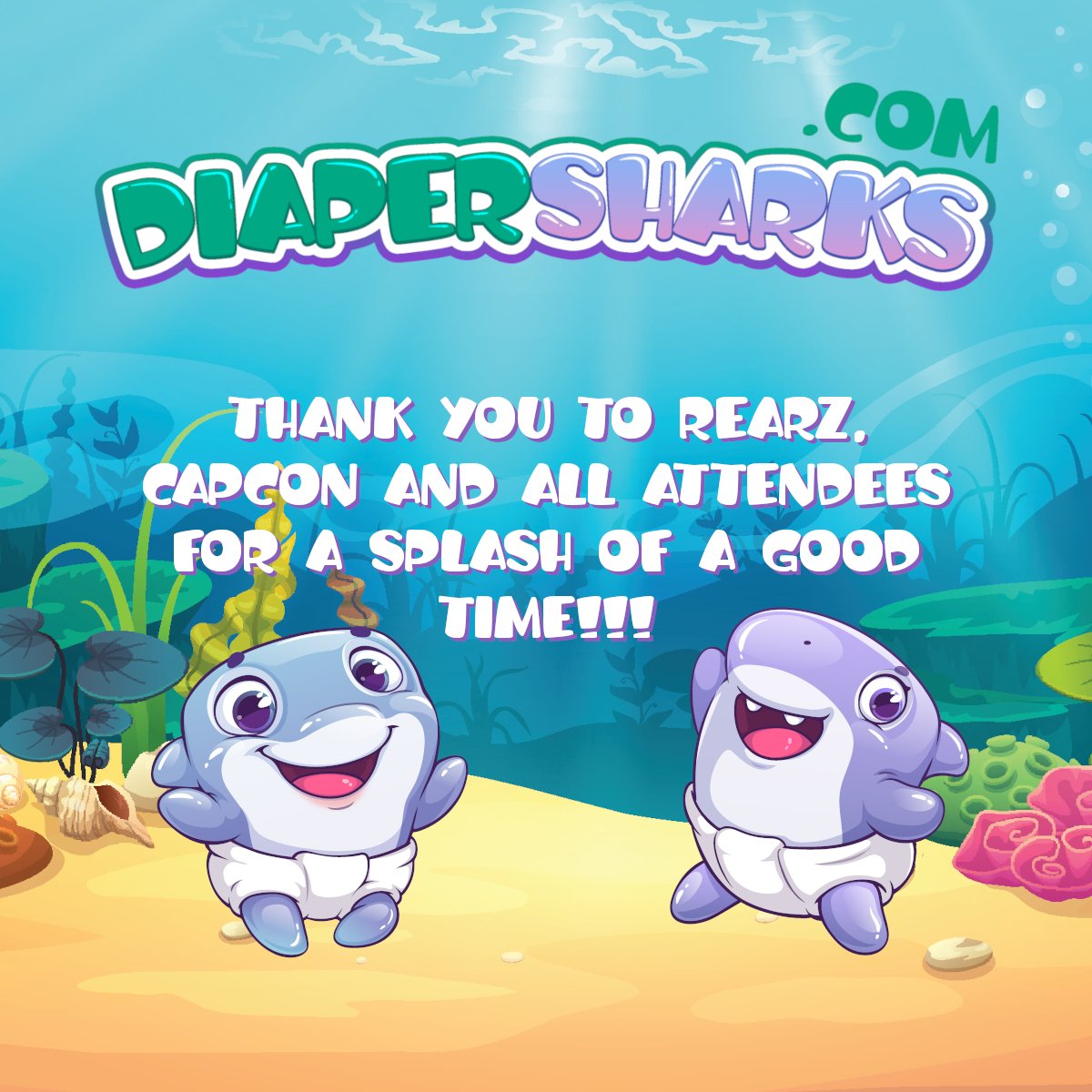 DiaperSharks's tweet photo. An enormous thanks to Rearz 🍼 for inviting these sharkys 🦈 to vend at Carnival 🎪 CAPcon 2023! It was fantastic to meet and hang out with everyone attending this year! ❤️
#Rearz #CapconCarnival #adultbabydiapers #abdl #ageplay #diaperlover #rearzinc #rearzdiapers #DiaperSharks https://t.co/nQv1RT0DUI