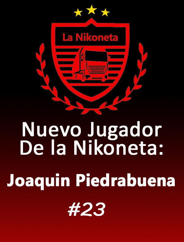 ¡COMUNICADO OFICIAL!

Se anuncia al nuevo fichaje de La Nikoneta Futbol Club y nuevo arquero suplente, Joaquin Piedrabuena proveniente y ex arquero titular de Lanzone FC ,exitos en esta etapa en el club💪💪

❤🖤❤
#DeLaNikonetaDesdeLaCuna