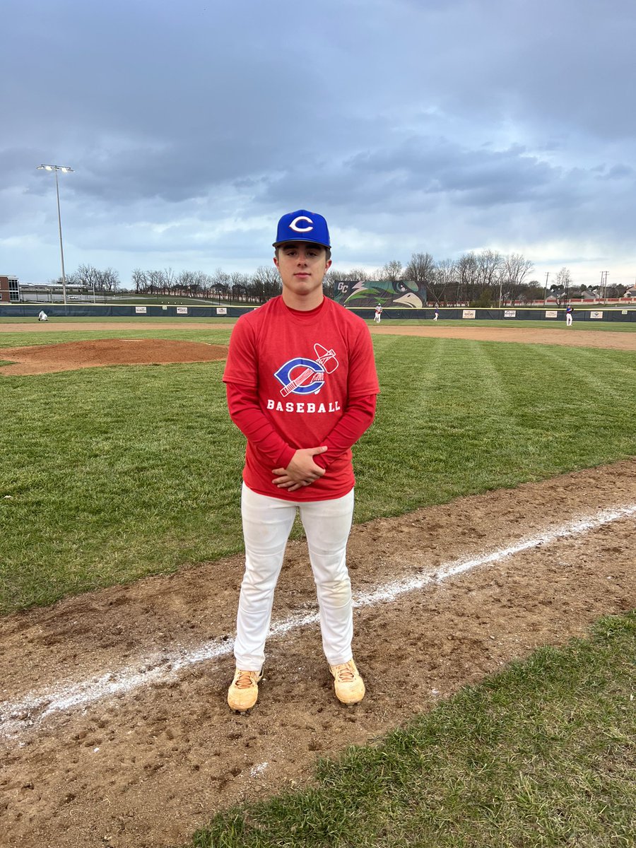 MCHS_Baseball's tweet photo. MCHS 4 - Great Crossing 0, @Sam_Coleman9 is the @IHOP player of the game. 🥞 #OneTribe https://t.co/D9TgxtlyPp