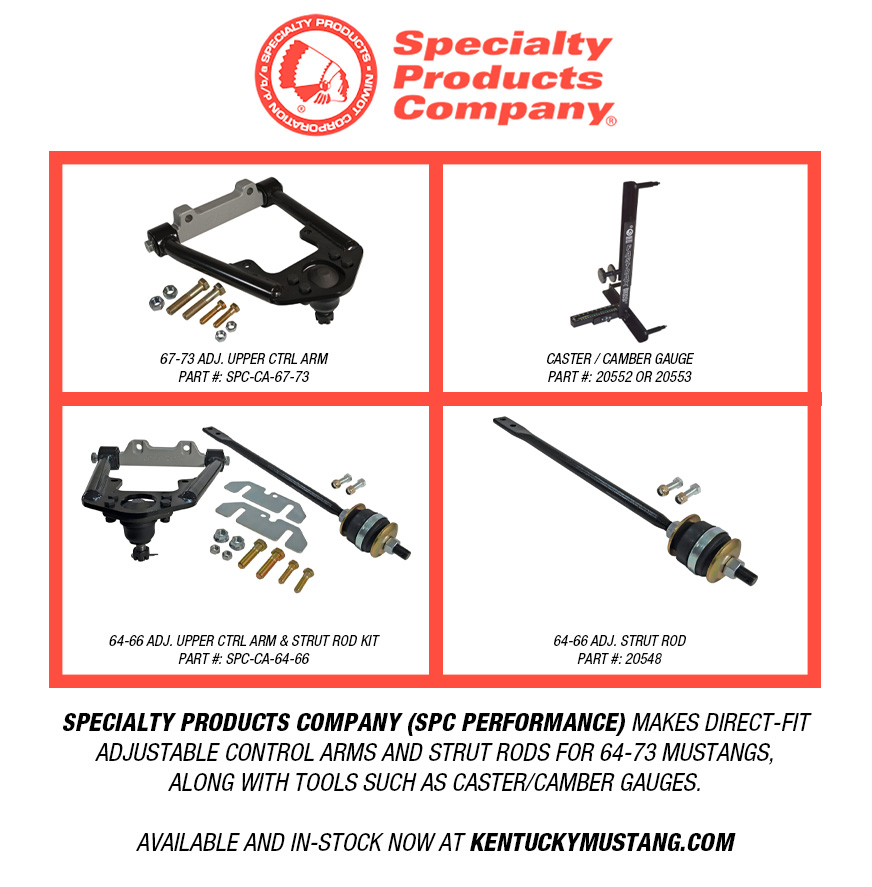 KentuckyMustang's tweet photo. 🚨 New brand spotlight: SPC PERFORMANCE 🚨

We are now carrying SPC Performance adjustable control arms, strut rods, &amp; caster/camber gauges. These are direct bolt-on control arms, which are adjustable AND include the Shelby-drop built in.

Link: https://t.co/HJ1lV5NIta https://t.co/AXm9BsG3vq