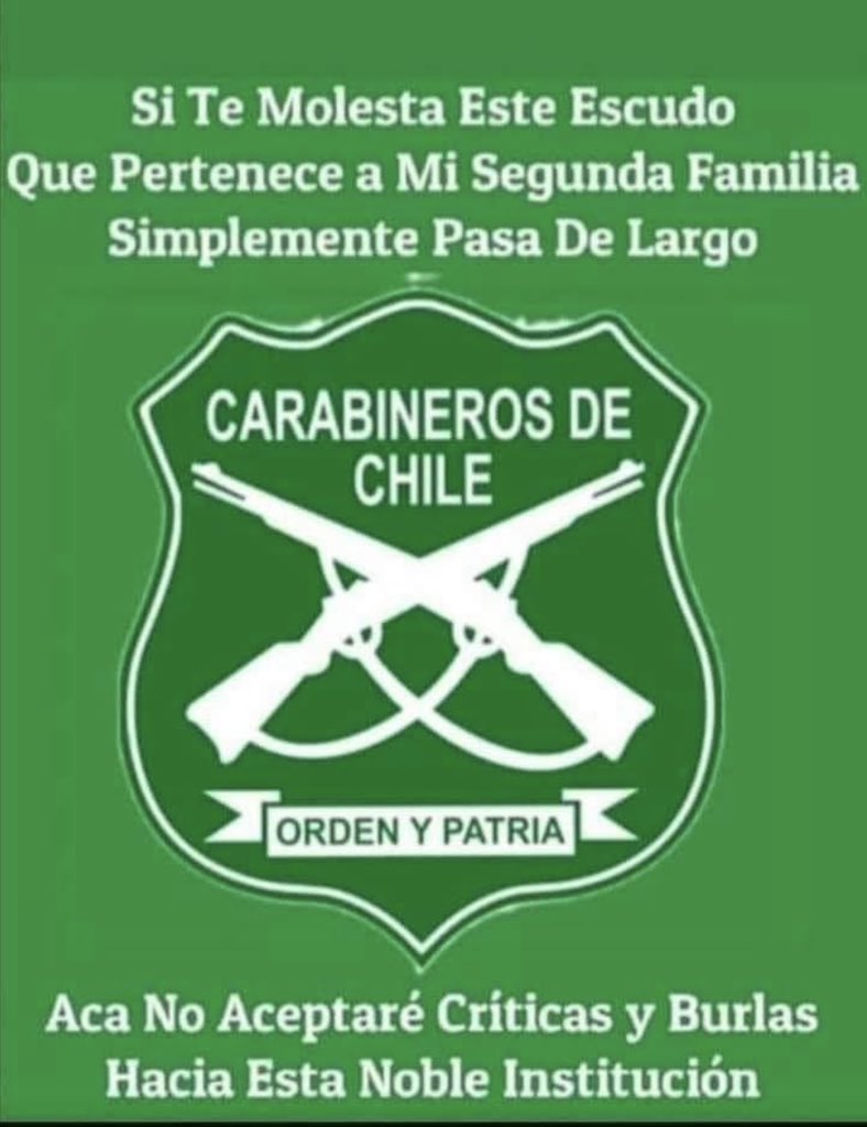 Margarita Álvarez #YoApoyoACarabinerosDeChile tweet media