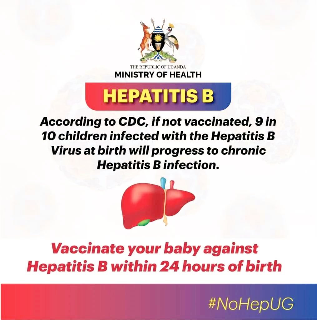 LugeiF's tweet photo. @MinofHealthUG prioritized support for implementation of HepB-BD to all newborn babies through domestic funding  regardless of hepatitis status of the Mothers though Vaccine coverage still remain low in the Hospitals &amp; community @GaviSeth @GlobalHep @WHOAFRO @Hep_Alliance @gavi https://t.co/uTHAW73ICc