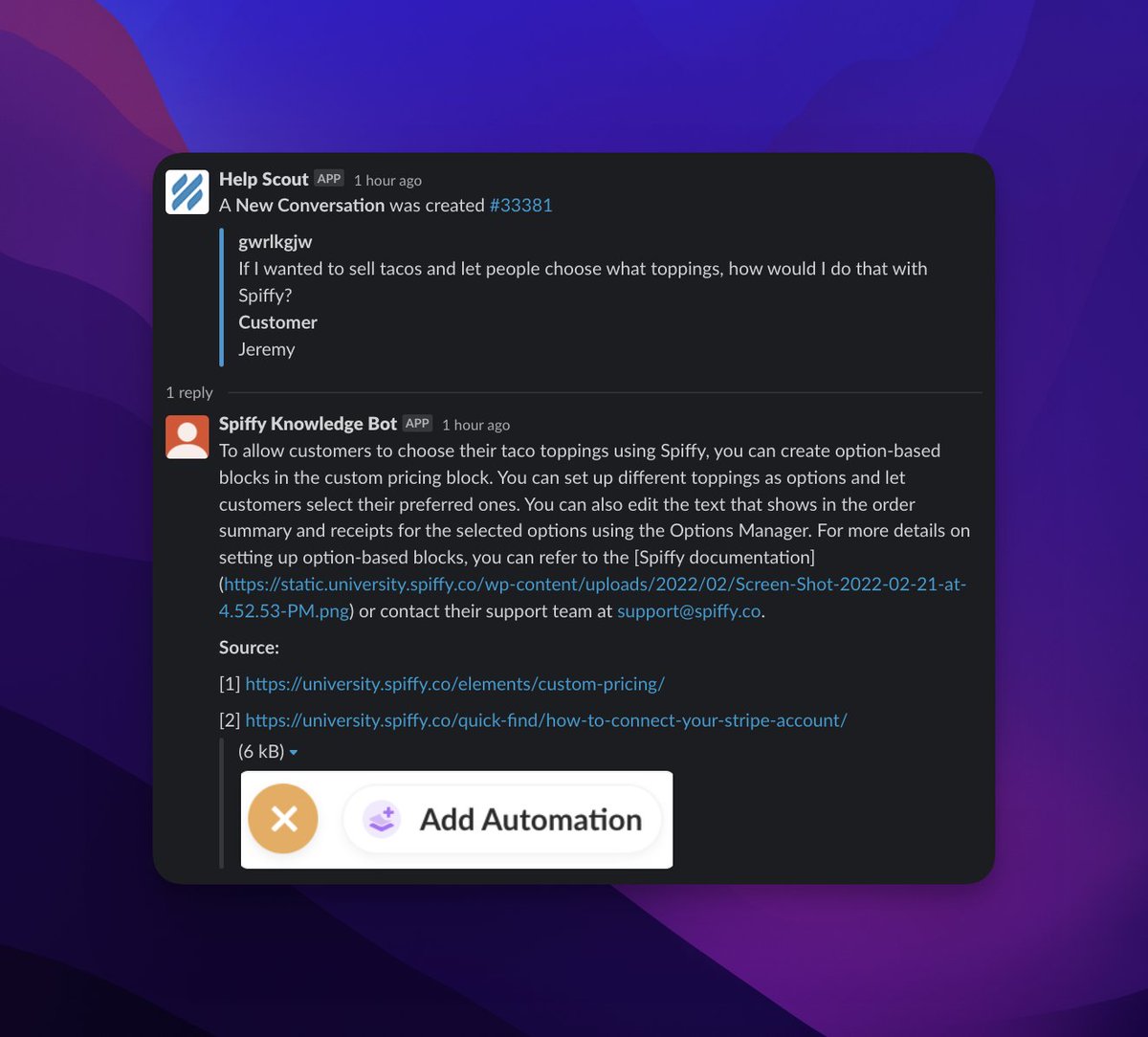 jerabraham0's tweet image. Today I fed #GPT4 our documentation (which is nuanced) and now every support request arms our support team with source documentation and a possible answer

Just the beginning....