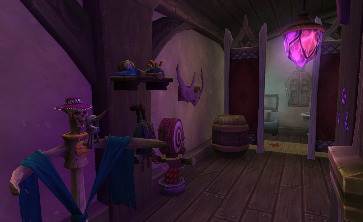 Lexiferum's tweet image. Just a simple sethrak apartment in a complicated goblin city... or is it? #EpsilonWoW