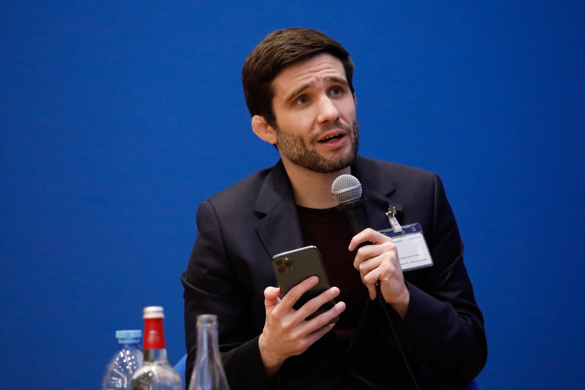 Running the podcast, I get to talk to one AI leader at a time.

Two weeks ago on an  <a href="/OECD/">OECD ➡️ Better Policies for Better Lives</a> panel about #AI risk I had <a href="/vijaybolina/">Vijay Bolina</a> of @DeepMind, MIT, IBM, IEEE's Dr <a href="/ClaraNeppel/">Dr. Clara Neppel</a>, and more.

Generative AI was on everyone's mind, as well as the impressive pace of change.