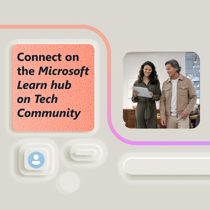 MicrosoftLearn's tweet photo. The wait is over!

Introducing our enhanced Microsoft Learn Community—a collection of experiences to empower learning through connection. 💛

How will you customize your experience? 👉 https://t.co/MTjzpyeXIT